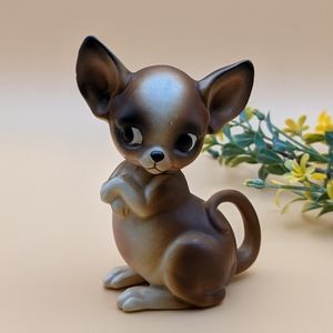 Vintage 1960s Rare Josef Originals Porcelain Chihuahua Dog Puppy Figurine